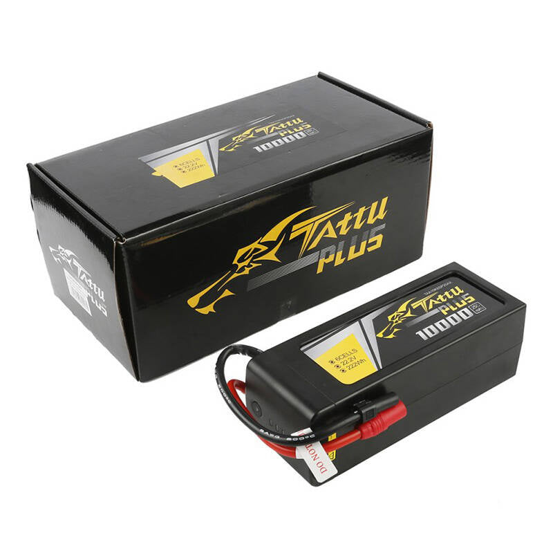 Tattu Plus LiPo-batteripakke 10000mAh 22.2V 25C 6S1P med AS150+XT150-stik