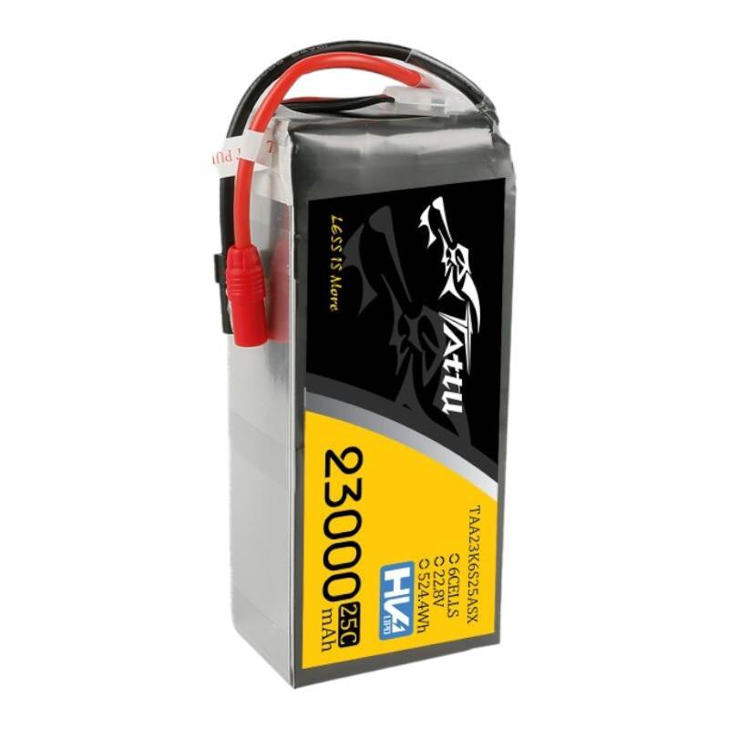 Tattu LiPo-batteripakke 23000mAh 22.8V 25C 6S1P med XT150+AS150