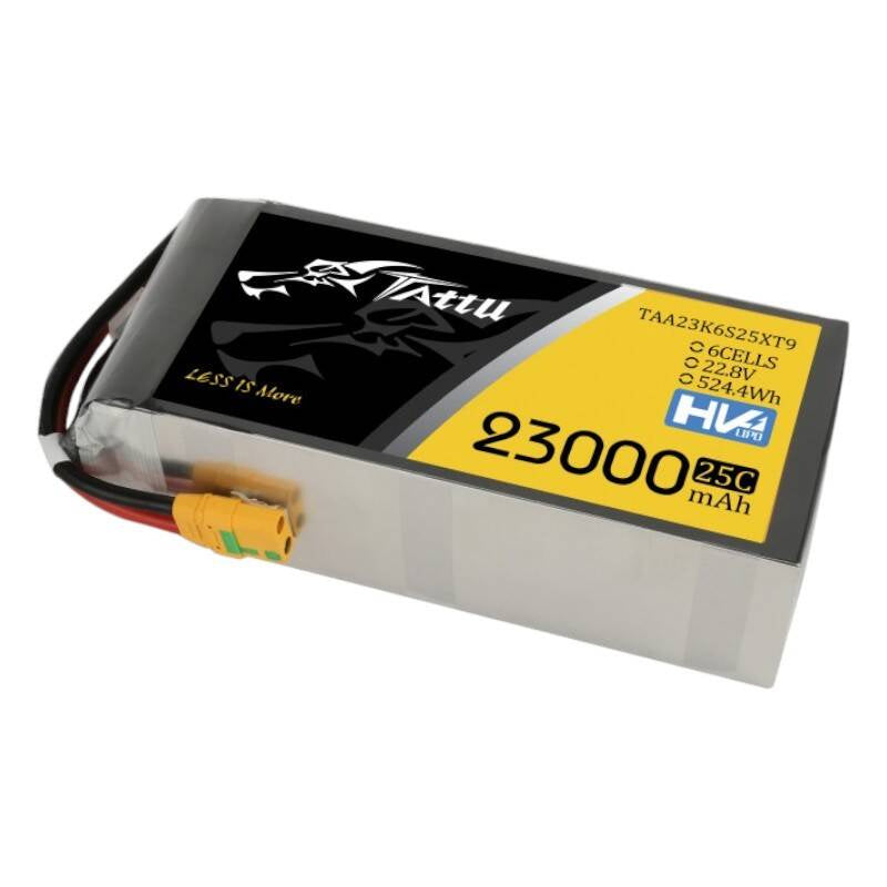 Tattu LiPo-batteripakke 23000mAh 22.8V 25C 6S1P med XT90-S