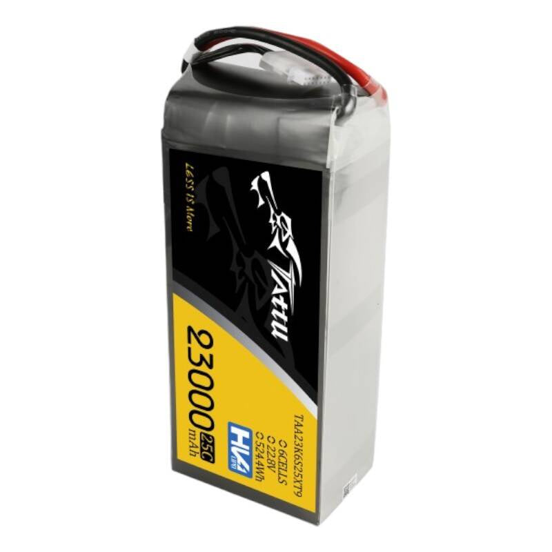 Tattu LiPo-batteripakke 23000mAh 22.8V 25C 6S1P med XT90-S