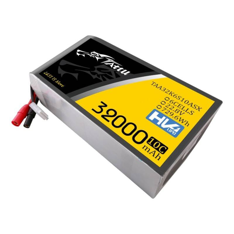 Tattu LiPo-batteripakke 32000mAh 22.2V 25C 6S1P med AS150+XT150
