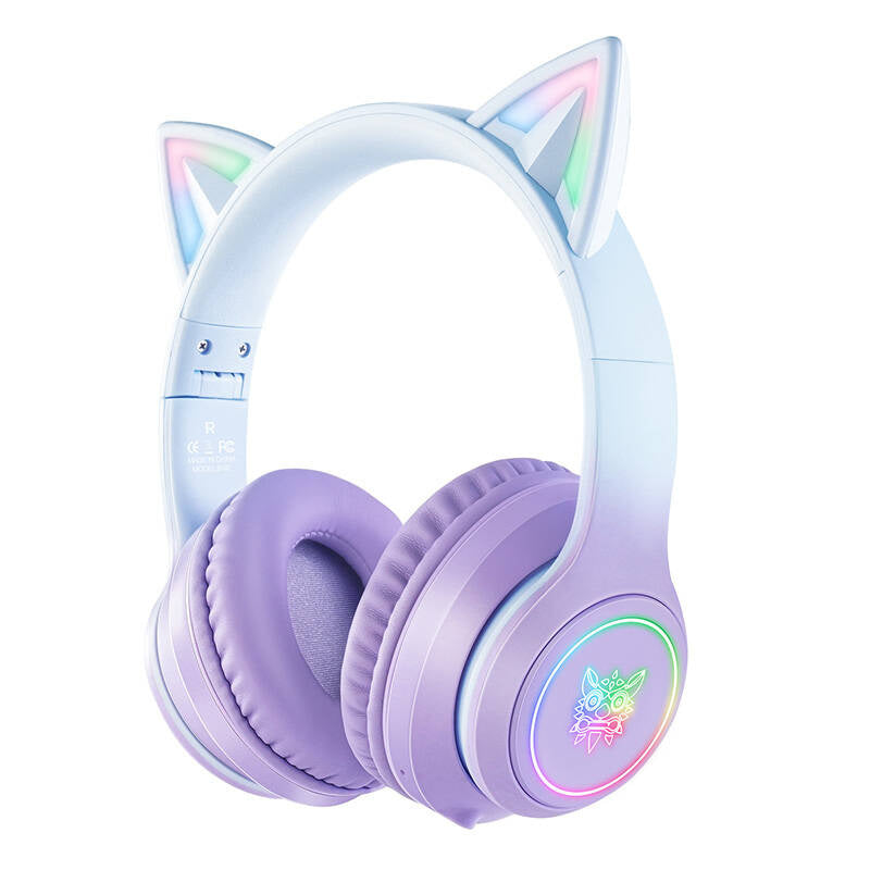 ONIKUMA B90 gamingheadset (blå/lilla)