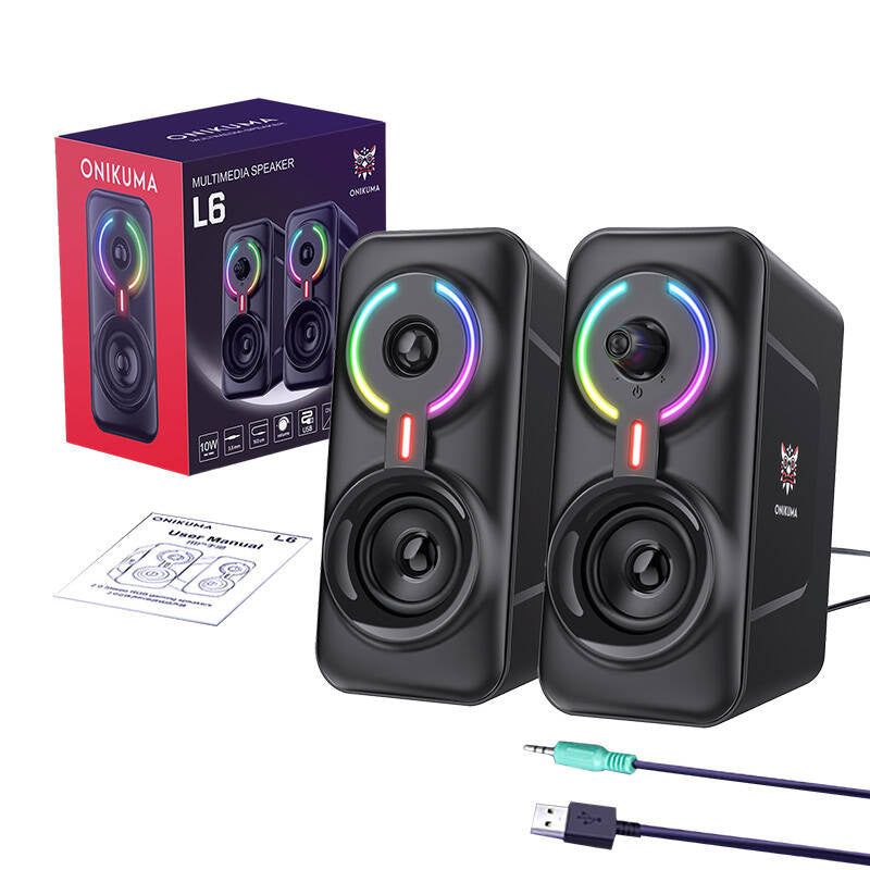 ONIKUMA L6 gaming-højttaler med Bluetooth 5.0