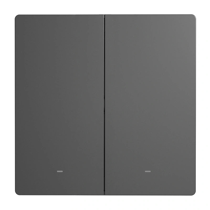 Sonoff M5 2C smart WiFi-vægkontakt, grå (2-kanals)
