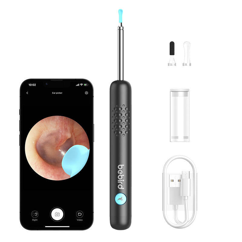 Bebird R1 smart ørerensestav med kamera sort
