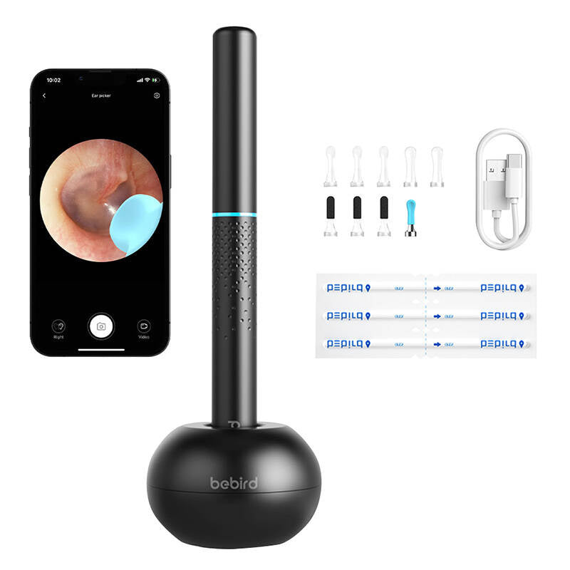 Bebird M9 S smart ørerensestav med kamera (sort)