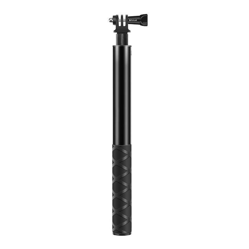 Puluz metal-selfiestang 110 cm til actionkameraer (inkl. Osmo Action 5 Pro, Insta360 X5 / X4 / X3)