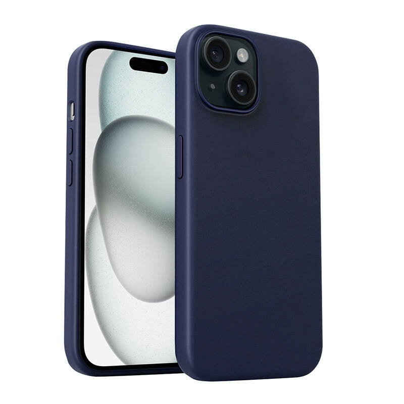 Aukey PC-GJ10B cover til iPhone 15 Plus (stormblå)