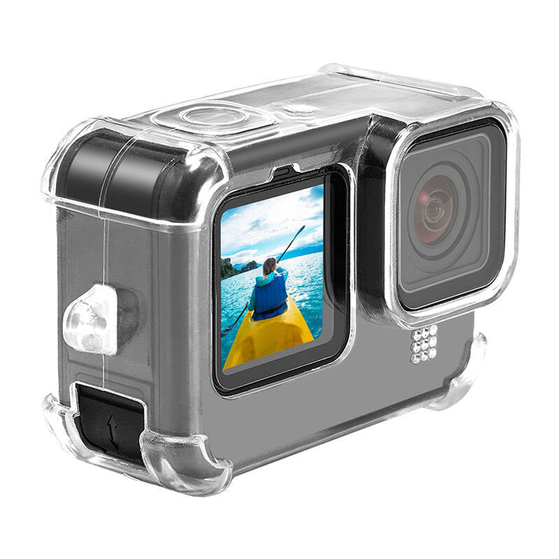 PULUZ etui med linsedæksel og halsrem til GoPro Hero 9 / 10 / 11