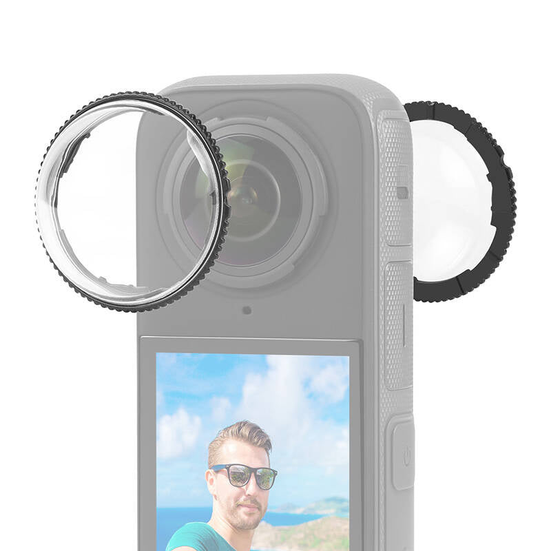 PULUZ linsedæksel i PC til Insta360 X4