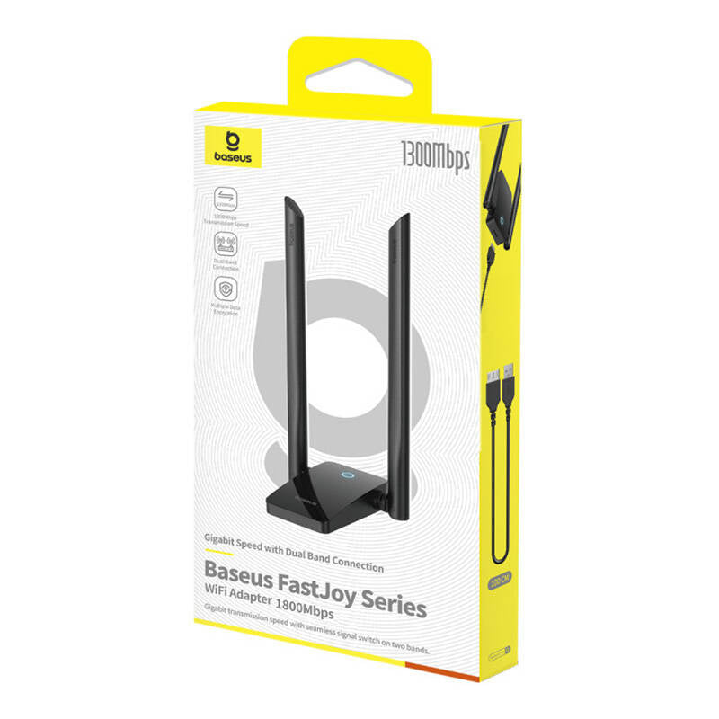 Baseus FastJoy WiFi-adapter 1800Mbps (sort)