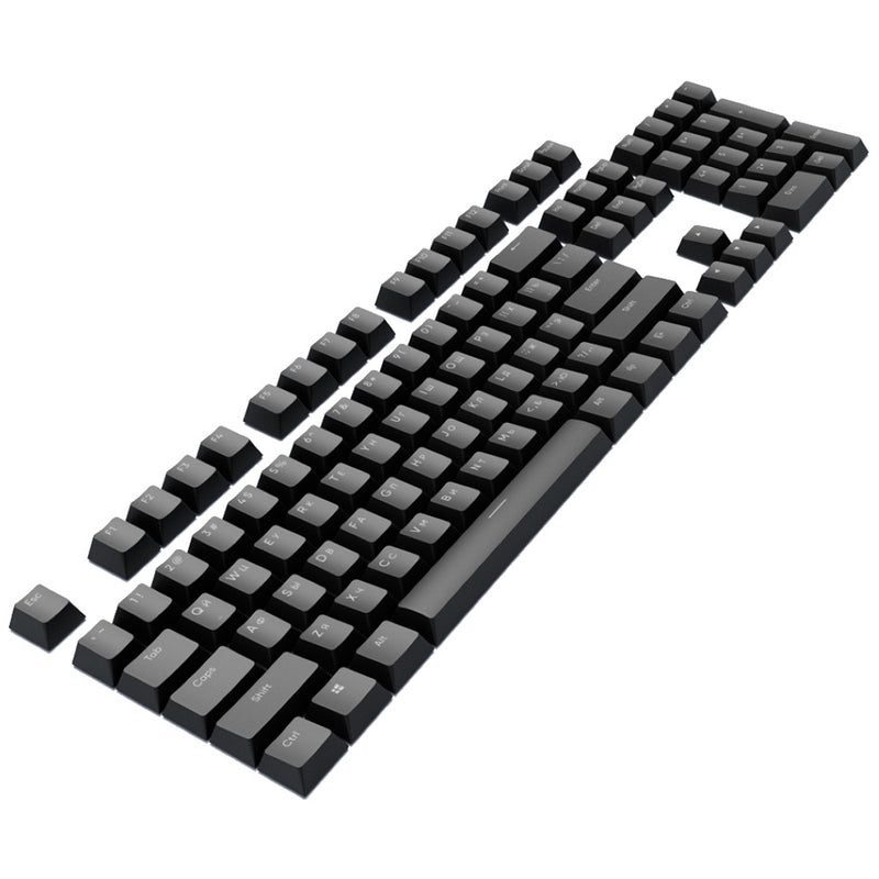 Dark Project KS-45 tastaturtaster (keycaps) PBT, ENG/RU/UA, sort