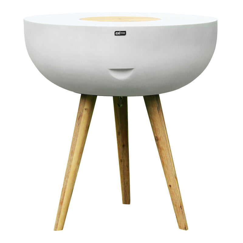 AXI Brandon 2-i-1 ståbord / sidebord & køler – Kalkstenslook