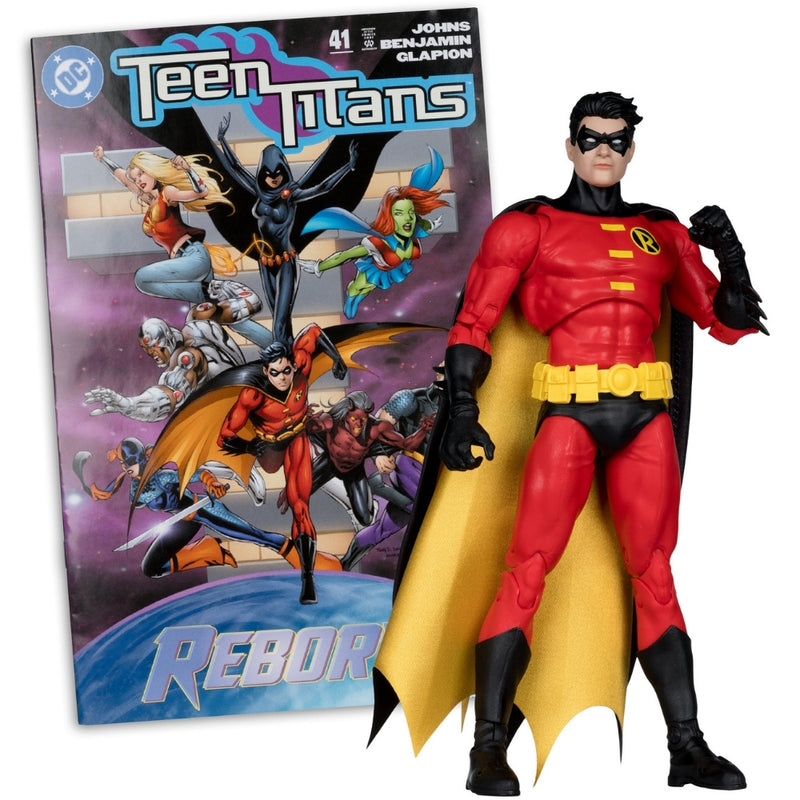 DC Direct Page Punchers Robin (Teen Titans #41) 7 tommer actionfigur med tegneserie McFarlane Toys