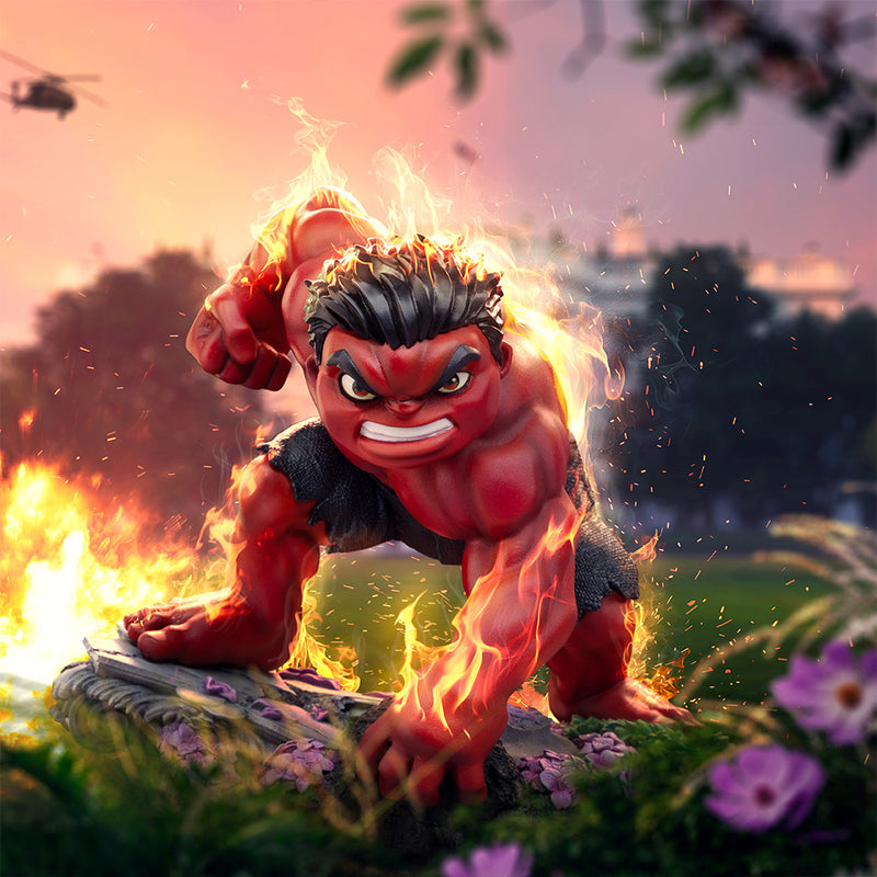 Iron Studios CAPTAIN AMERICA: BRAVE NEW WORLD (2025) - Red Hulk MiniCo figur