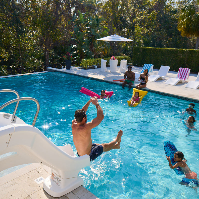 Step2 Vero Poolside Pool Rutsjebane Hvid