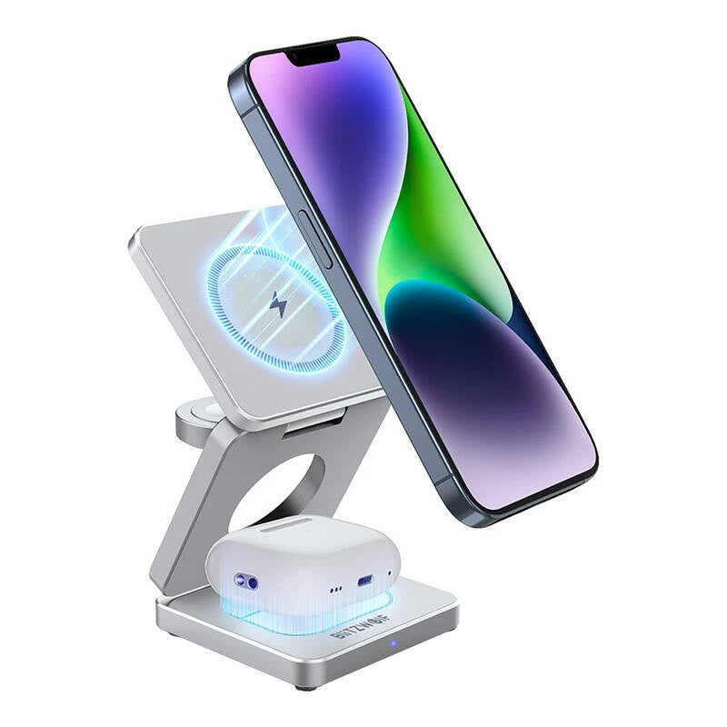 Blitzwolf BW-IW30 3-i-1 trådløs lader
