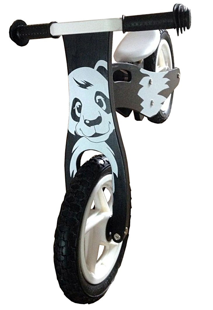 Løbecykel af træ - Panda