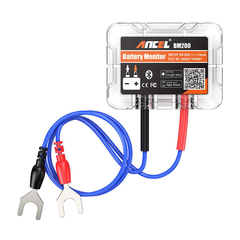 Ancel BM200 Bluetooth-batteritester 6-20V DC