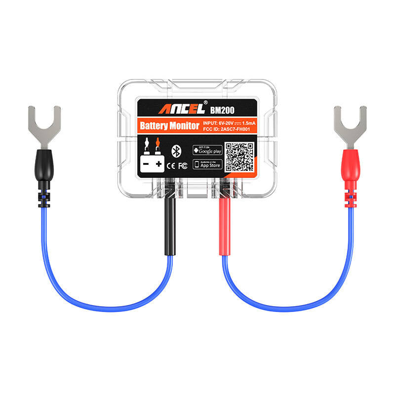 Ancel BM200 Bluetooth-batteritester 6-20V DC