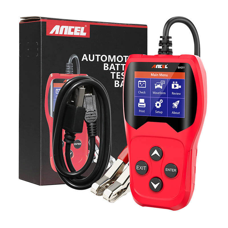 Ancel BA201 batteritester 8-16V DC