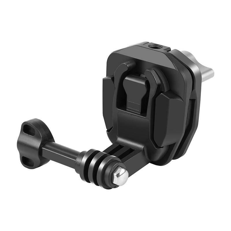 PULUZ forrudeklemme til motorcykel til actionkameraer (DJI Osmo Action 4, GoPro Hero 12, Insta360 Ace Pro / X4) (sort)