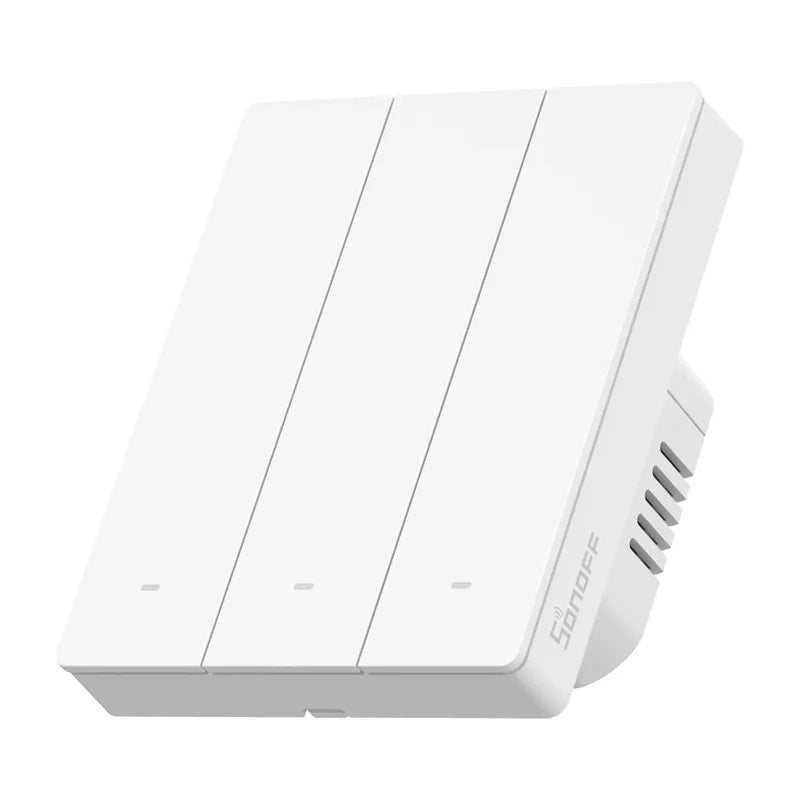 SONOFF M5-3C-80W WiFi Matter smart vægkontakt (3-kanals, til ramme)