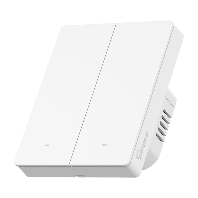 SONOFF M5-2C-80W WiFi Matter smart vægkontakt (2-kanals, til ramme)