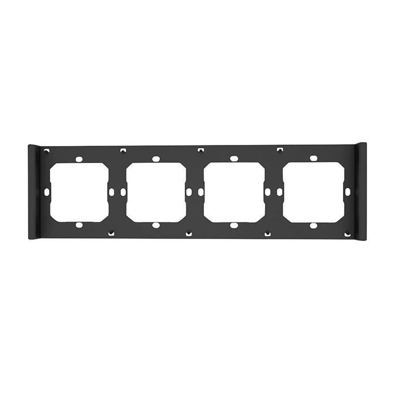 SONOFF M5-4C-80-F firedobbelt ramme til M5 80-kontakt (grafit/sort)