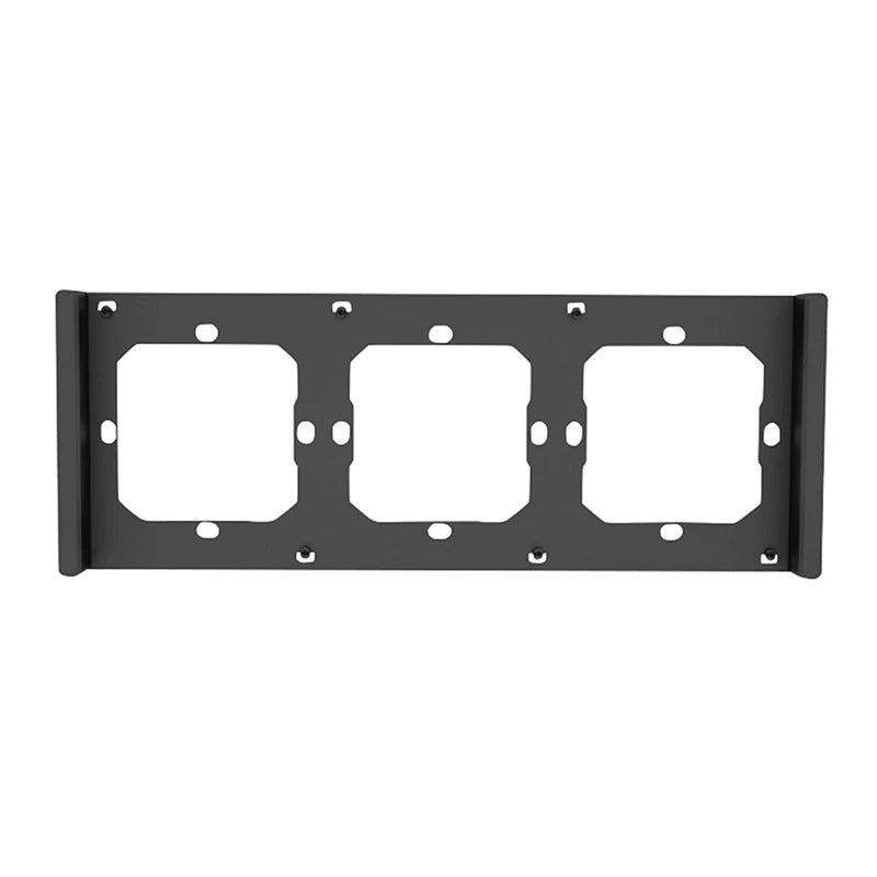 SONOFF M5-3C-80-F tredobbelt ramme til M5 80-kontakt (grafit/sort)