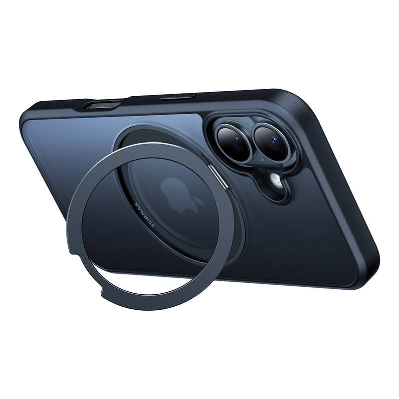 Torras Ostand Pro cover til iPhone 16 Plus (sort)