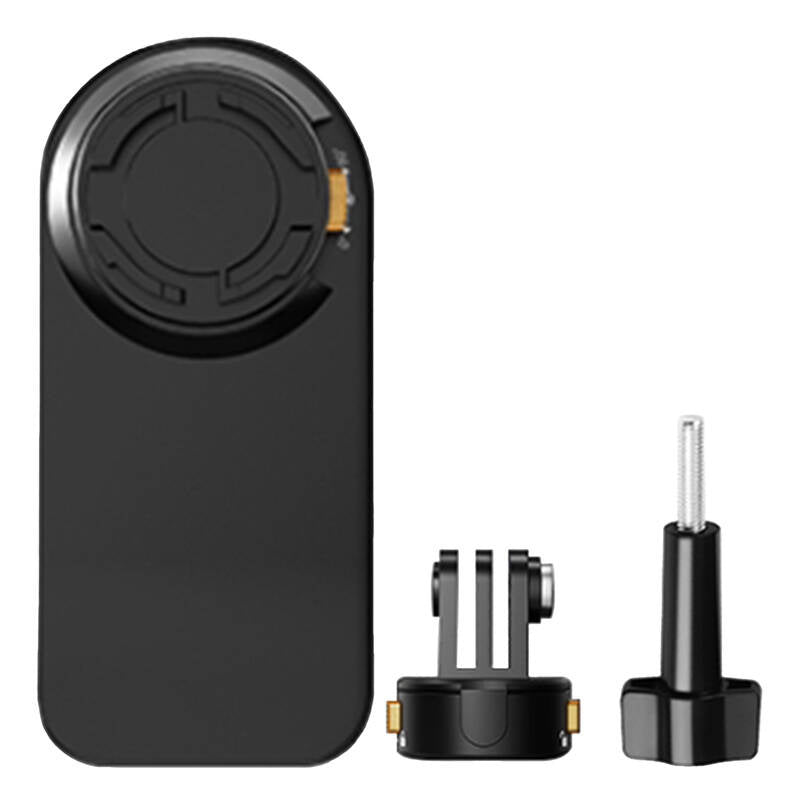 PULUZ rygsækholder til actionkameraer (inkl. Osmo Action 5 Pro, Insta360 Ace Pro 2) (sort)