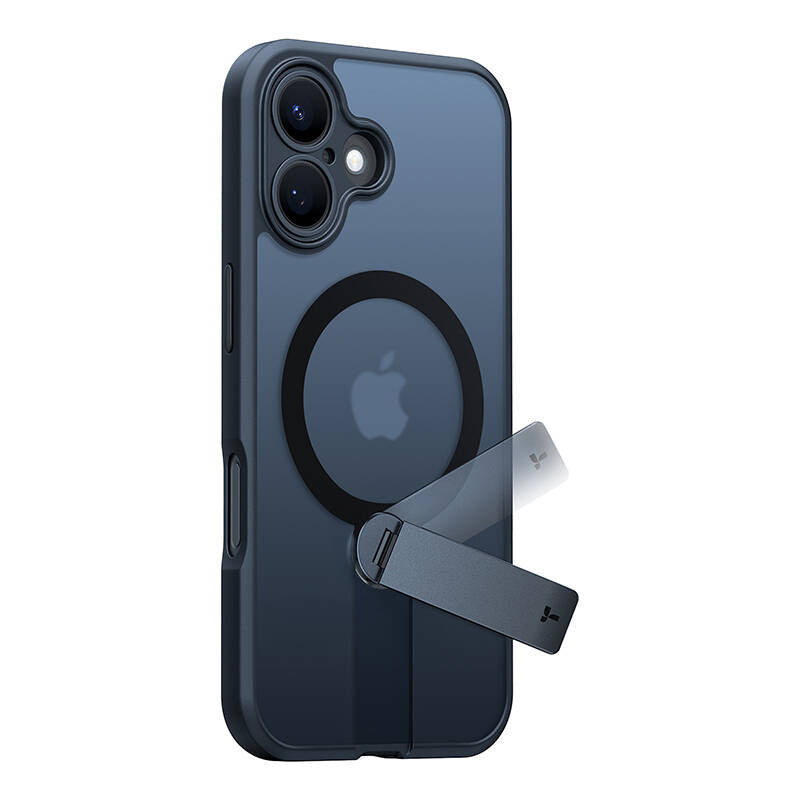 Torras Pstand Spin cover til iPhone 16 (sort)