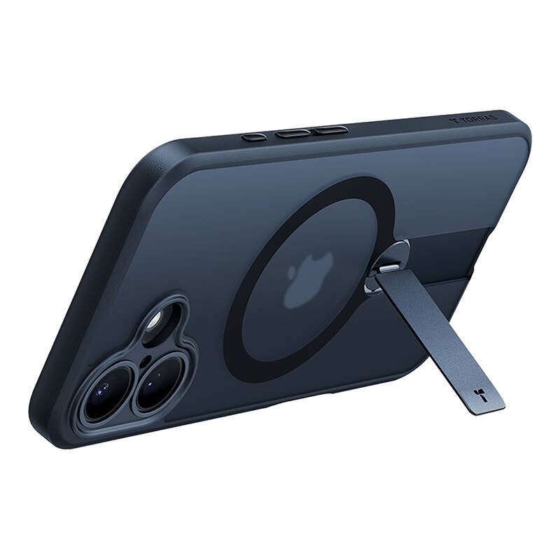 Torras Pstand Spin cover til iPhone 16 (sort)