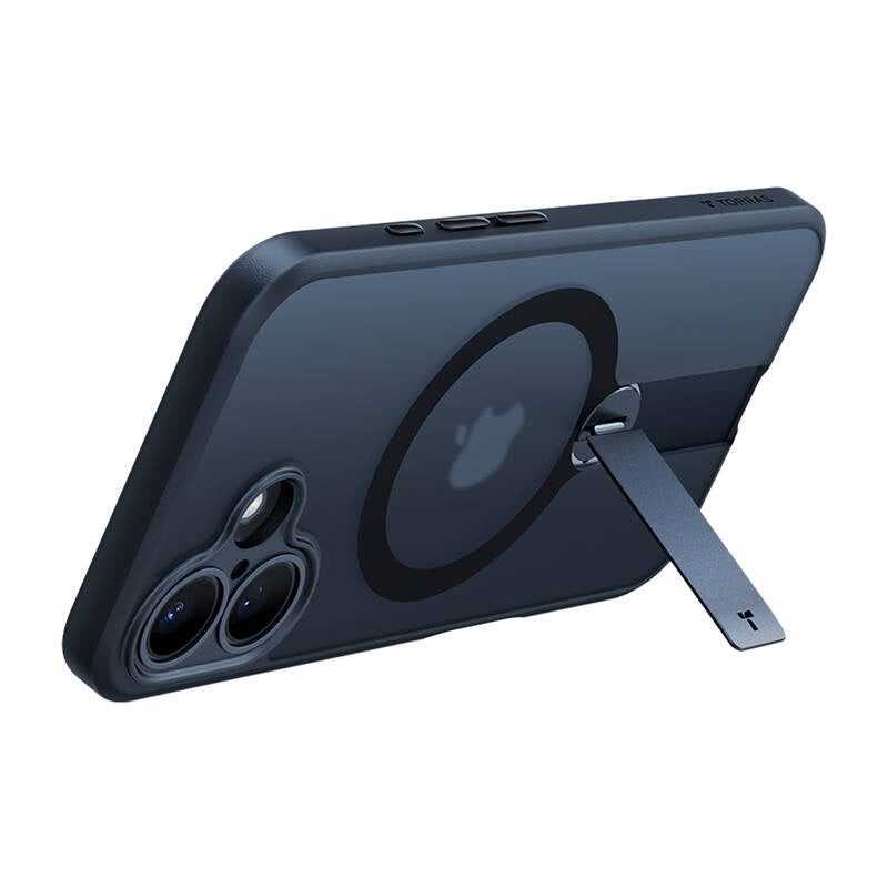 Torras Pstand Spin cover til iPhone 16 Plus (sort)