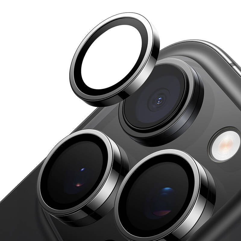 Lensguard kameraglas til iPhone 16/16 Plus (sort)