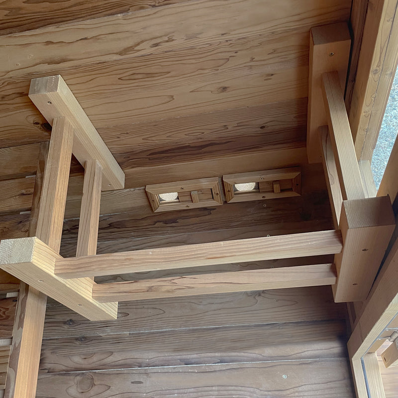 AXI Kubus Udendørs Sauna Thermowood 2-4 Personer - ekskl. Saunaovn