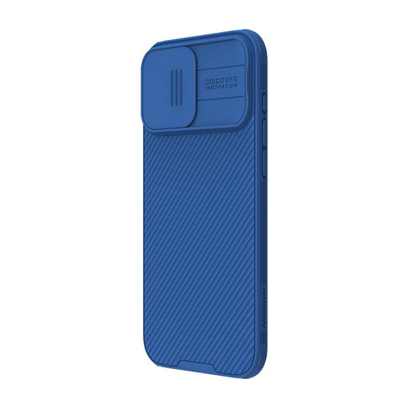 Nillkin CamShield Pro cover til iPhone 16 Pro Max (blå)