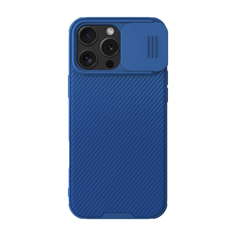 Nillkin CamShield Pro cover til iPhone 16 Pro Max (blå)
