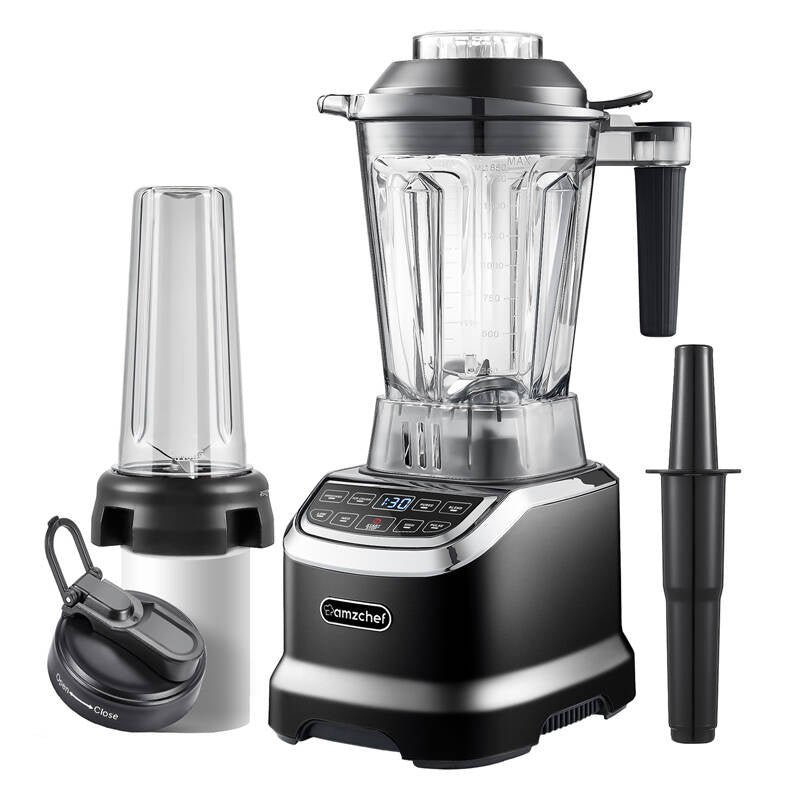 AMZCHEF ZM5003-BK blender med kop (sort)
