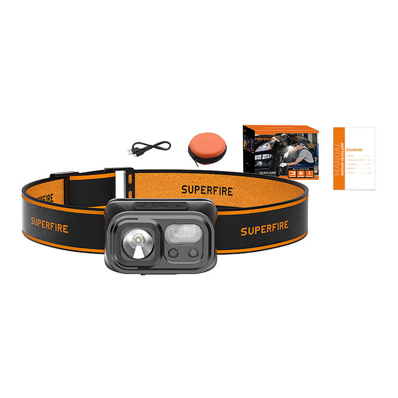 Superfire HL23-S pandelampe, 350lm, USB-C