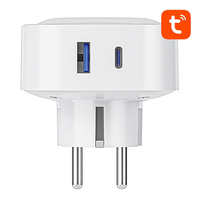 Gosund SP6 smart WiFi/Bluetooth-stikkontakt 16A USB-C 20W Tuya