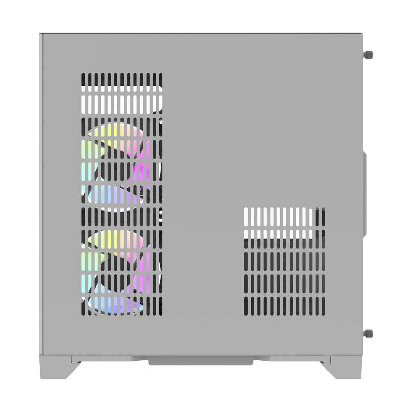 Darkflash FT350 PC-kabinet + 5 aRGB-blæsere (hvid)