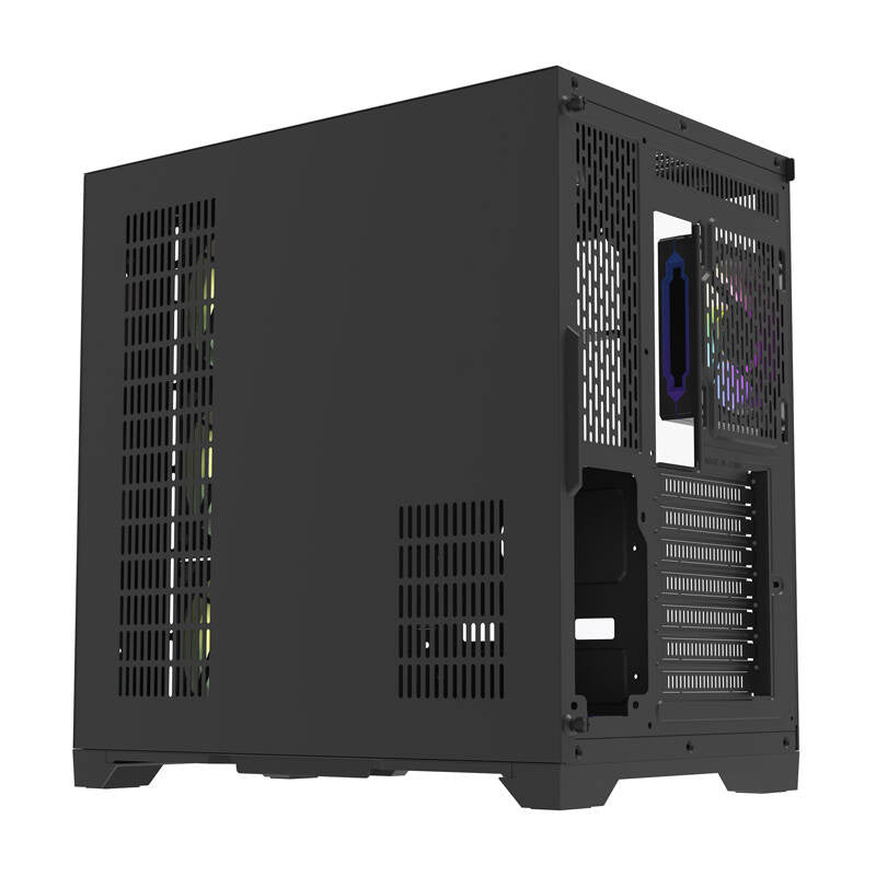 Darkflash FT418 PRO PC-kabinet + 7 aRGB-blæsere (sort)