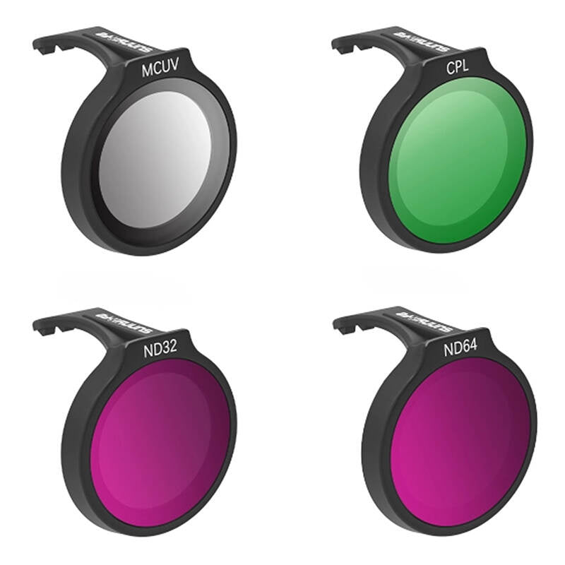 SUNNYLIFE filtersæt til DJI Neo, 4 stk.: MCUV, CPL, ND32, ND64