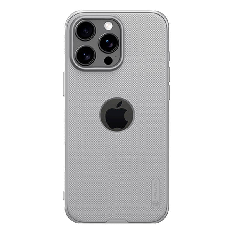Nillkin Super Frosted Shield Pro cover til iPhone 16 Pro (grå)
