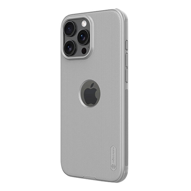 Nillkin Super Frosted Shield Pro cover til iPhone 16 Pro (grå)
