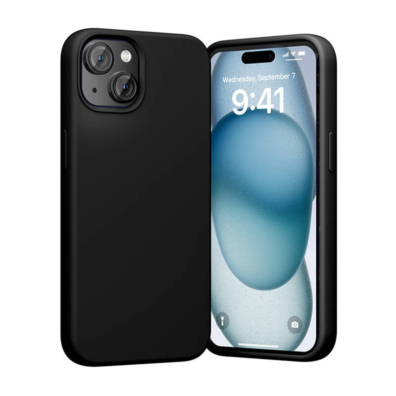 Vention KUFB0-20 silikonecover til iPhone 15 Plus (sort)