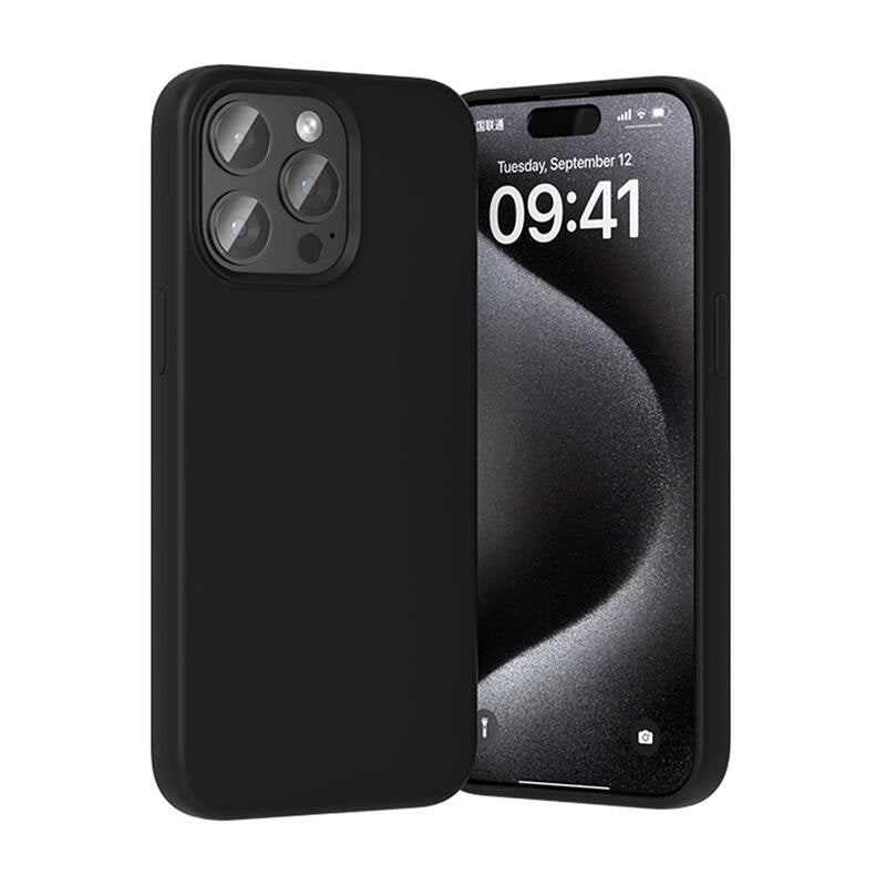 Vention KUFB0-40 silikonecover til iPhone 15 Pro Max (sort)