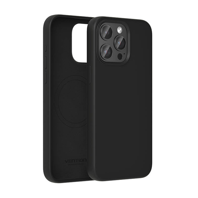 Vention KUFB0-40 silikonecover til iPhone 15 Pro Max (sort)